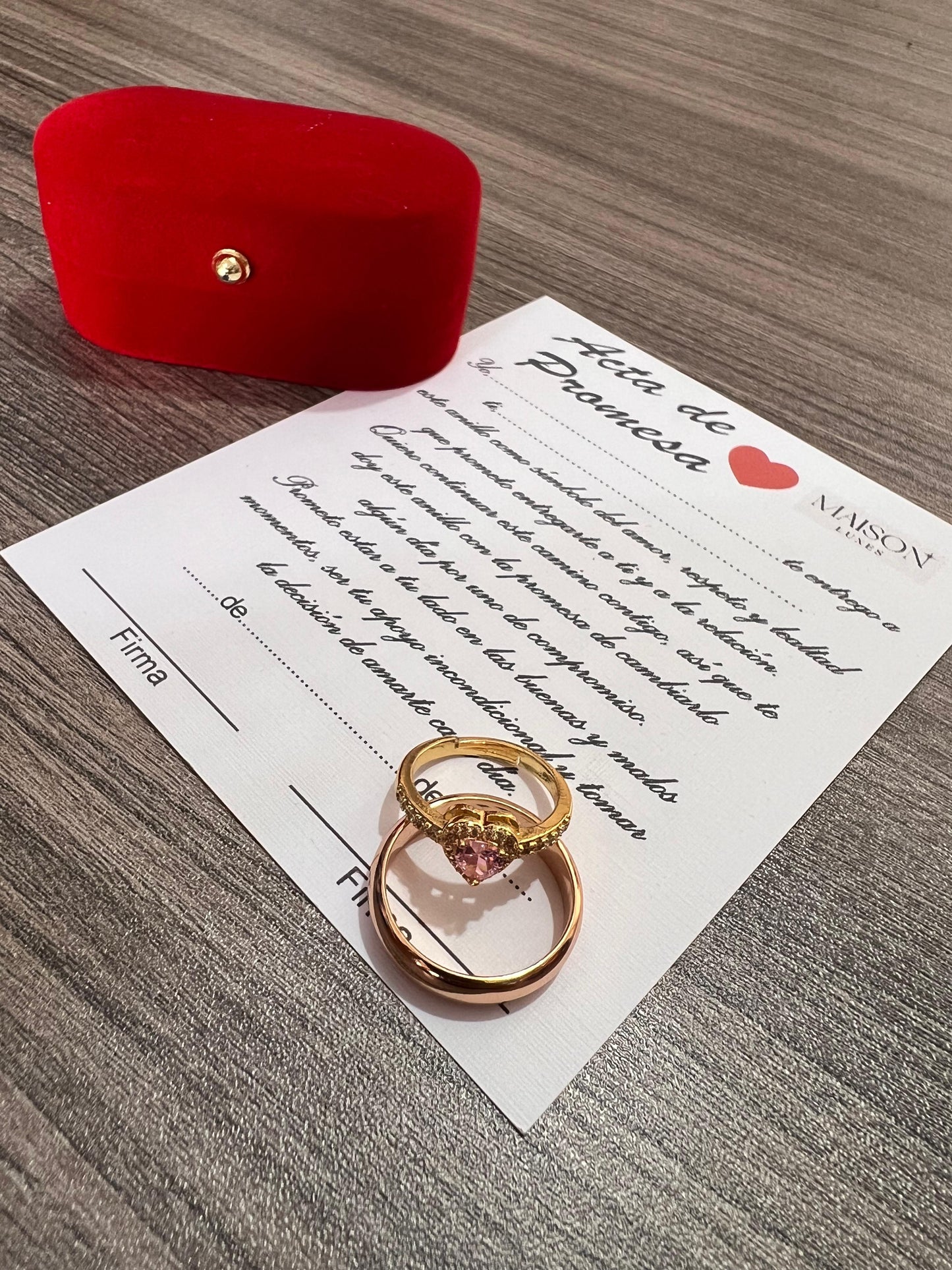 Anillos Promesa para Pareja 💍💖